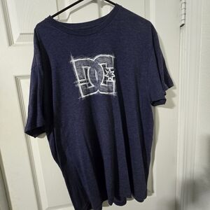 DC Dark Blue Logo Tee